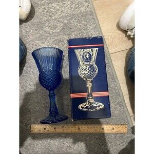 2 -AVON The Washington Goblet Fostoria Candle Holder - George Washington